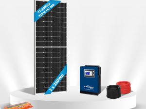 2 Panel(230Wp) 1kWe Off-Grid(12V) Solar Paket